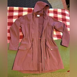 Columbia Burgundy Women's Rain Jacket